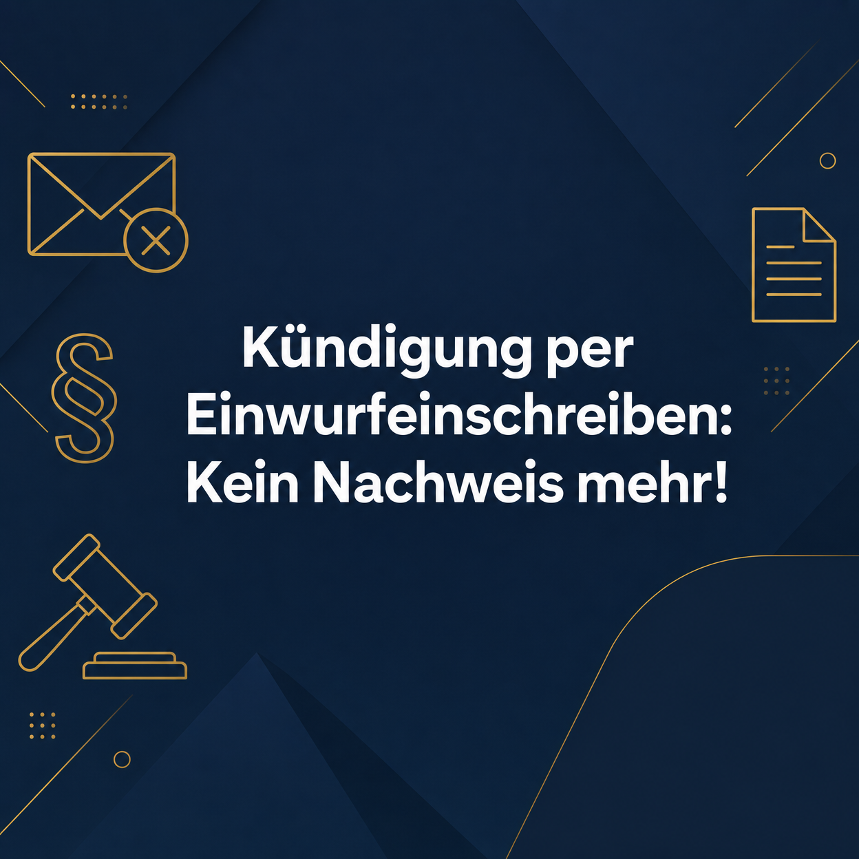 BAG-Urteil Einwurfeinschreiben Kündigung Zugang 2026 – ADVOCA Rechtsanwälte